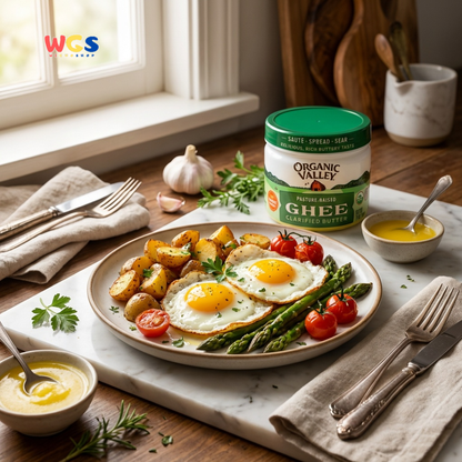 Organic Valley Ghee Clarified Butter 212g - Mentega Ghee Organik untuk Tumis, Oles dan Masak