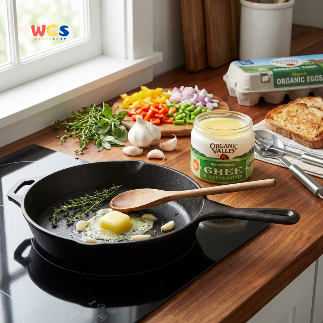 Organic Valley Ghee Clarified Butter 212g - Mentega Ghee Organik untuk Tumis, Oles dan Masak
