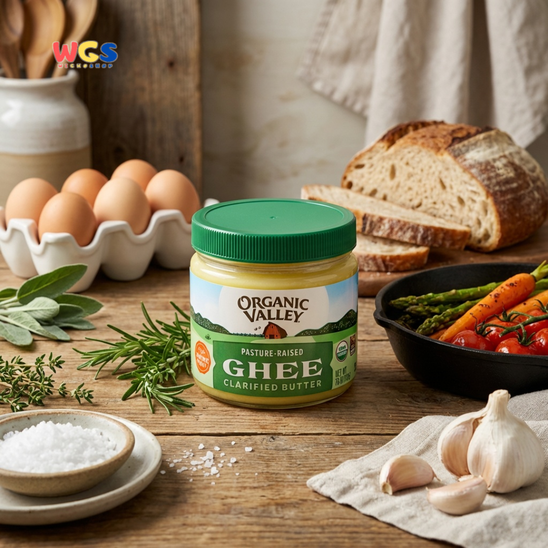 Organic Valley Ghee Clarified Butter 212g - Mentega Ghee Organik untuk Tumis, Oles dan Masak