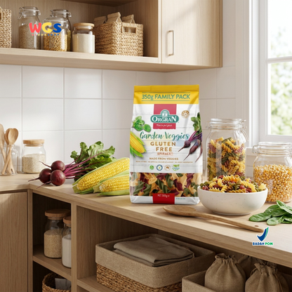 Orgran Garden Veggies Gluten Free Spirals 350g - Pasta Spiral Bebas Gluten