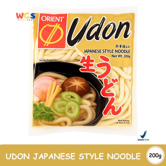 Orient Udon Japanese Style Noodle 200g – Mi Udon Basah Siap Masak, Tekstur Kenyal Autentik Jepang