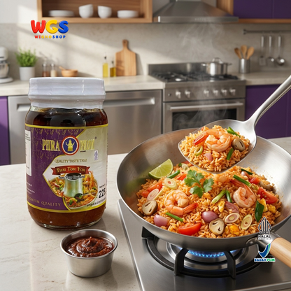 PHRA PHROM Bumbu Tom Yum Thailand 225g - Pasta Tom Yum Instan Pedas Asam Sup Seafood Udang Ayam Tom Yum Paste