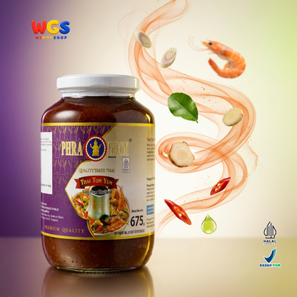 PHRA PHROM Bumbu Tom Yum Thailand 675g - Pasta Tom Yum Instan Pedas Asam Sup Seafood Udang Ayam Tom Yum Paste