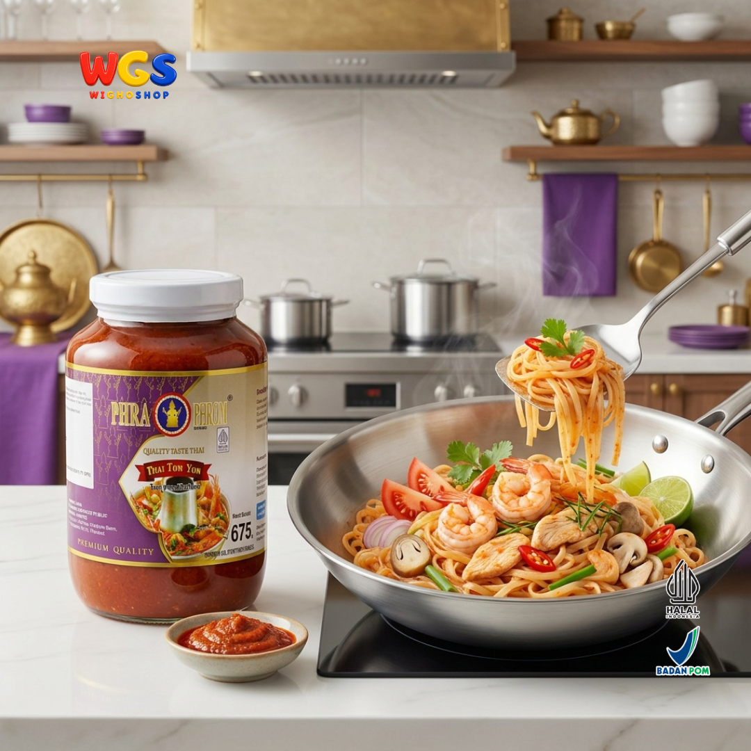 PHRA PHROM Bumbu Tom Yum Thailand 675g - Pasta Tom Yum Instan Pedas Asam Sup Seafood Udang Ayam Tom Yum Paste