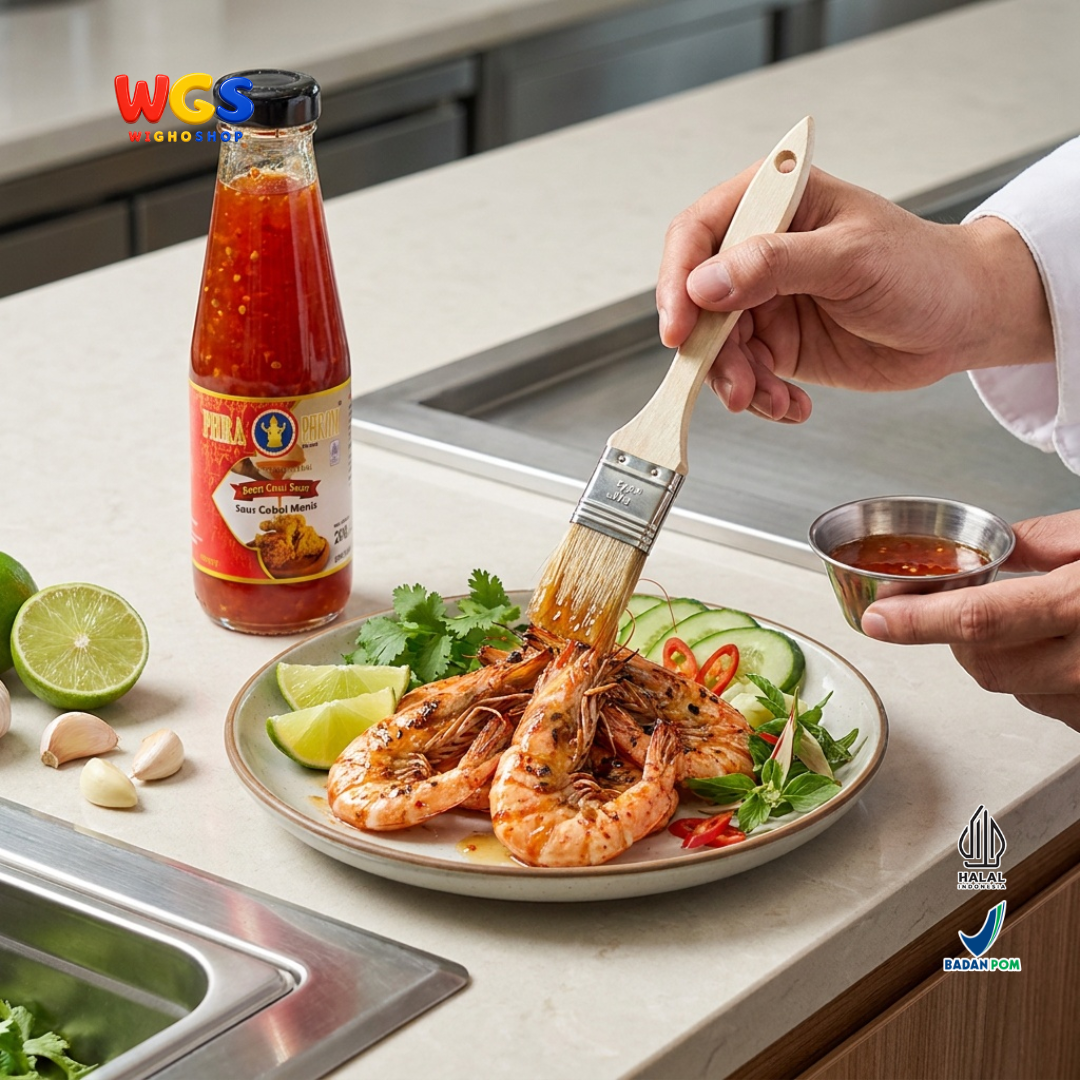 PHRA PHROM Saus Cabai Manis 200ml - Sweet Chilli Sauce Thailand Saus Cocolan Ayam Goreng Dimsum Lumpia Seafood