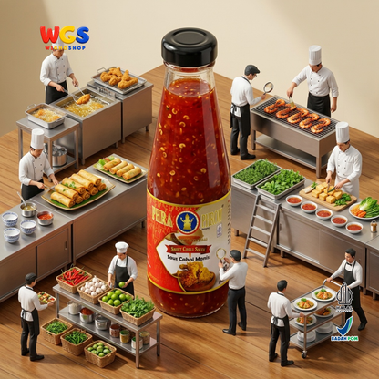PHRA PHROM Saus Cabai Manis 200ml - Sweet Chilli Sauce Thailand Saus Cocolan Ayam Goreng Dimsum Lumpia Seafood