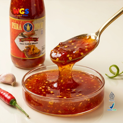 PHRA PHROM Saus Cabai Manis 200ml - Sweet Chilli Sauce Thailand Saus Cocolan Ayam Goreng Dimsum Lumpia Seafood