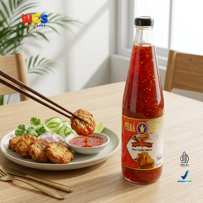 PHRA PHROM Saus Cabai Manis 700ml - Sweet Chilli Sauce Thailand Saus Cocolan Ayam Goreng Dimsum Lumpia Seafood