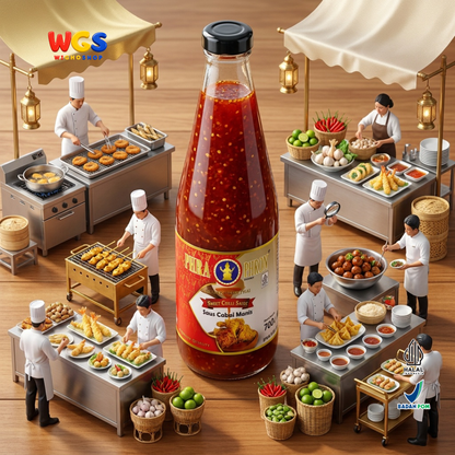 PHRA PHROM Saus Cabai Manis 700ml - Sweet Chilli Sauce Thailand Saus Cocolan Ayam Goreng Dimsum Lumpia Seafood