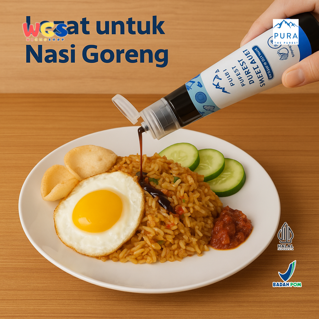PURA Kecap Manis Kelapa Purest Sweet Sauce 200ml Rendah Gula Organik Bebas Kedelai