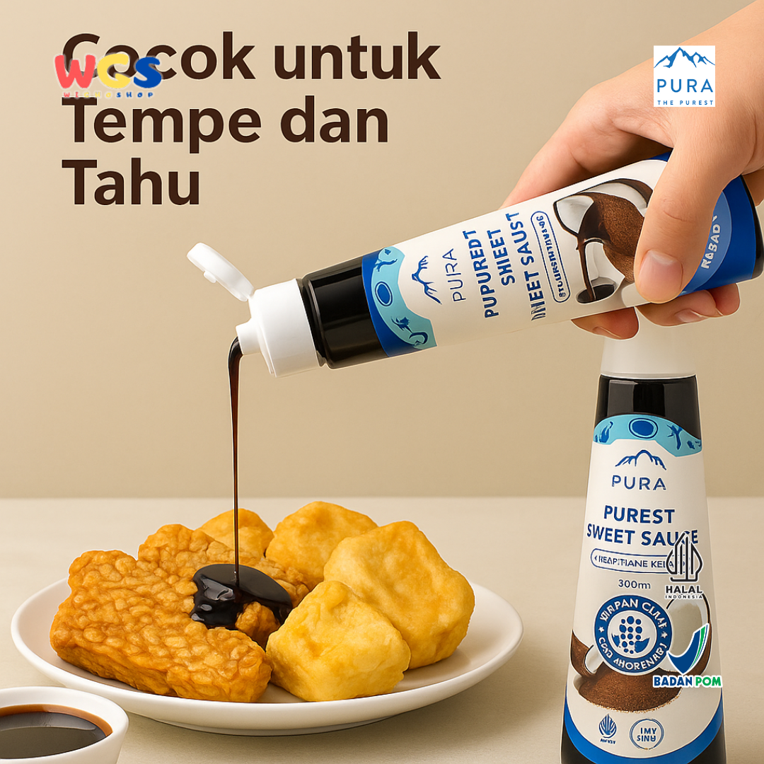 PURA Kecap Manis Kelapa Purest Sweet Sauce 200ml Rendah Gula Organik Bebas Kedelai