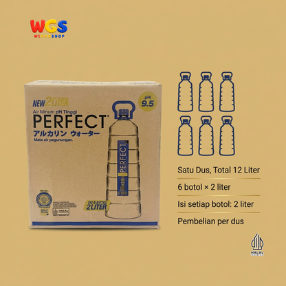 Perfect Alkaline Water pH 9.5 Mountain Spring Water - 6 bottles x 2000ml