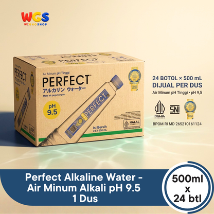 Perfect Alkaline Water pH 9.5 - 24 bottles x 500ml