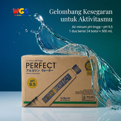Perfect Alkaline Water pH 9.5 - 24 bottles x 500ml