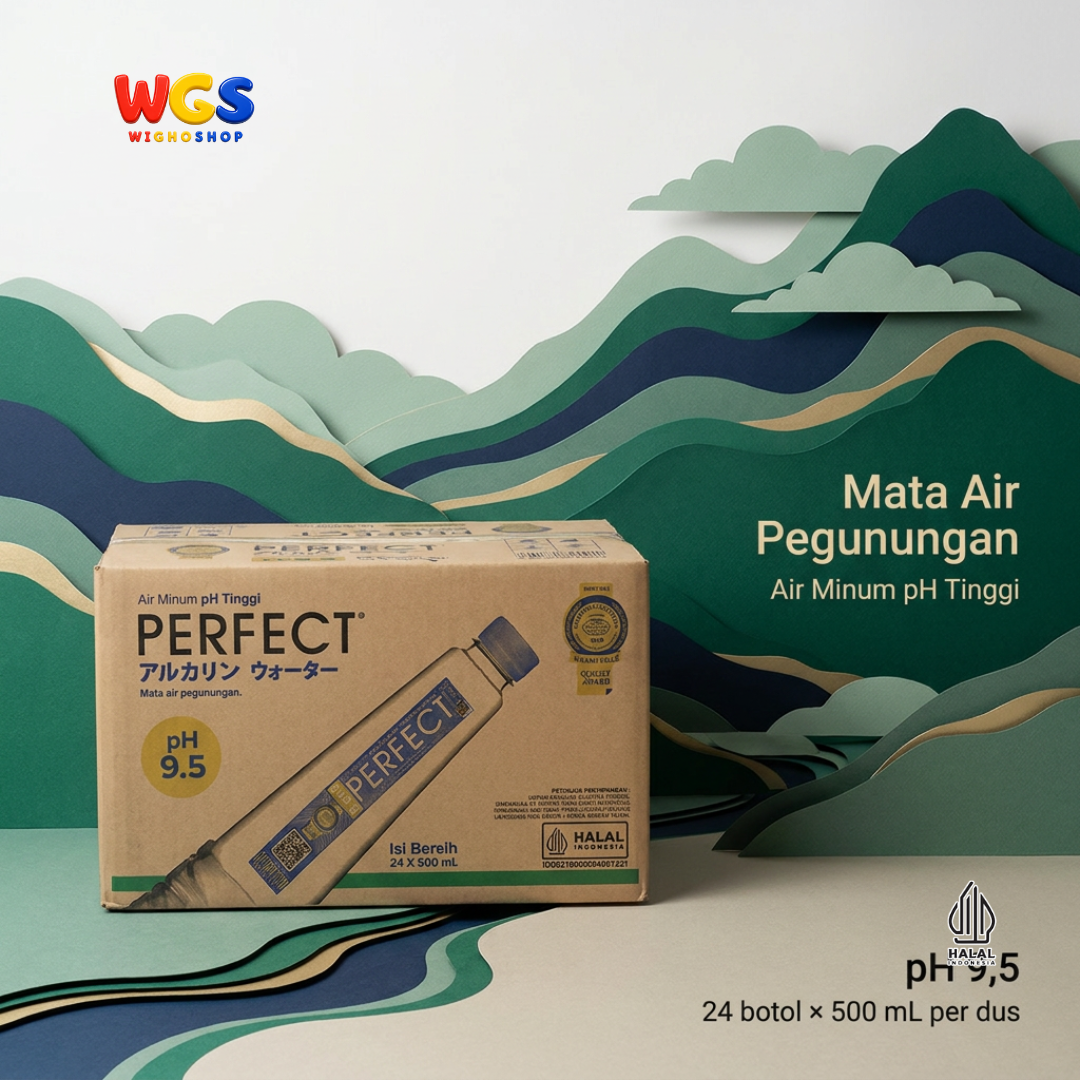 Perfect Alkaline Water pH 9.5 - 24 bottles x 500ml