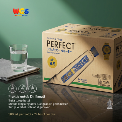 Perfect Alkaline Water pH 9.5 - 24 bottles x 500ml