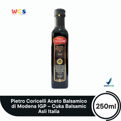 Pietro Coricelli Aceto Balsamico di Modena IGP 250ml – Cuka Balsamic Asli Italia