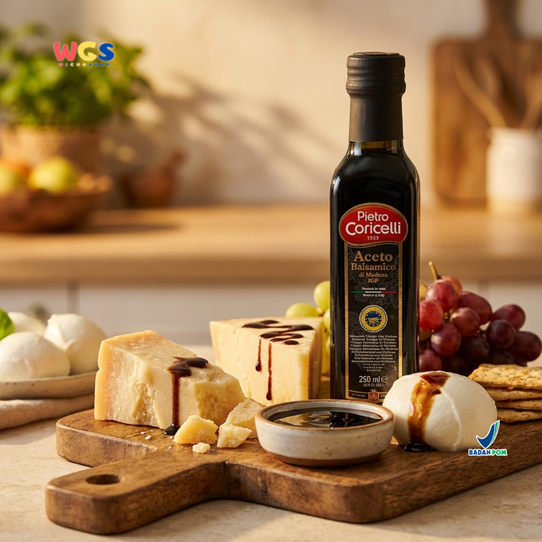 Pietro Coricelli Aceto Balsamico di Modena IGP 250ml – Cuka Balsamic Asli Italia