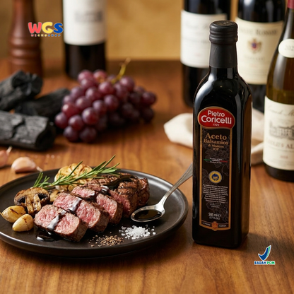 Pietro Coricelli Aceto Balsamico di Modena IGP 500ml – Premium Quality Authentic Italian Balsamic Vinegar
