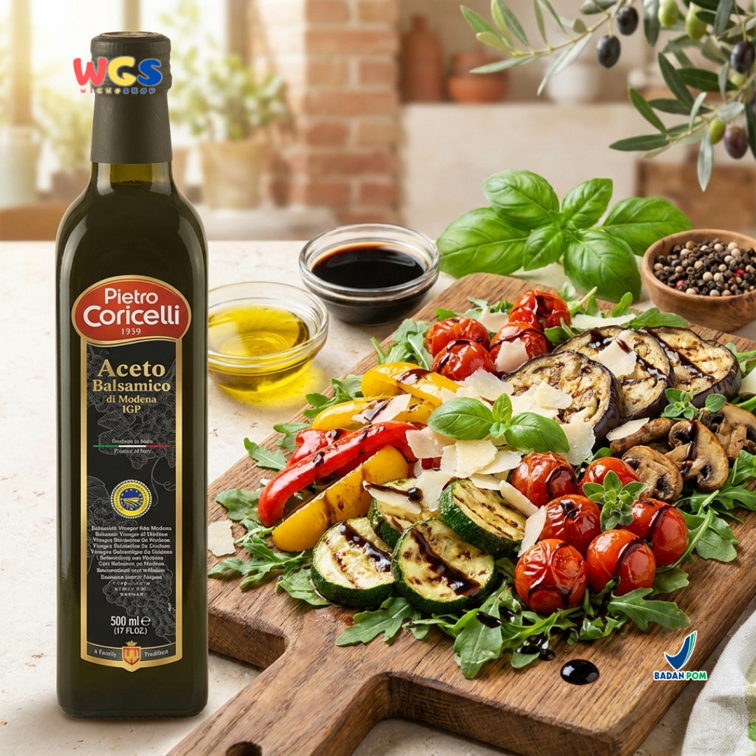 Pietro Coricelli Aceto Balsamico di Modena IGP 500ml – Premium Quality Authentic Italian Balsamic Vinegar