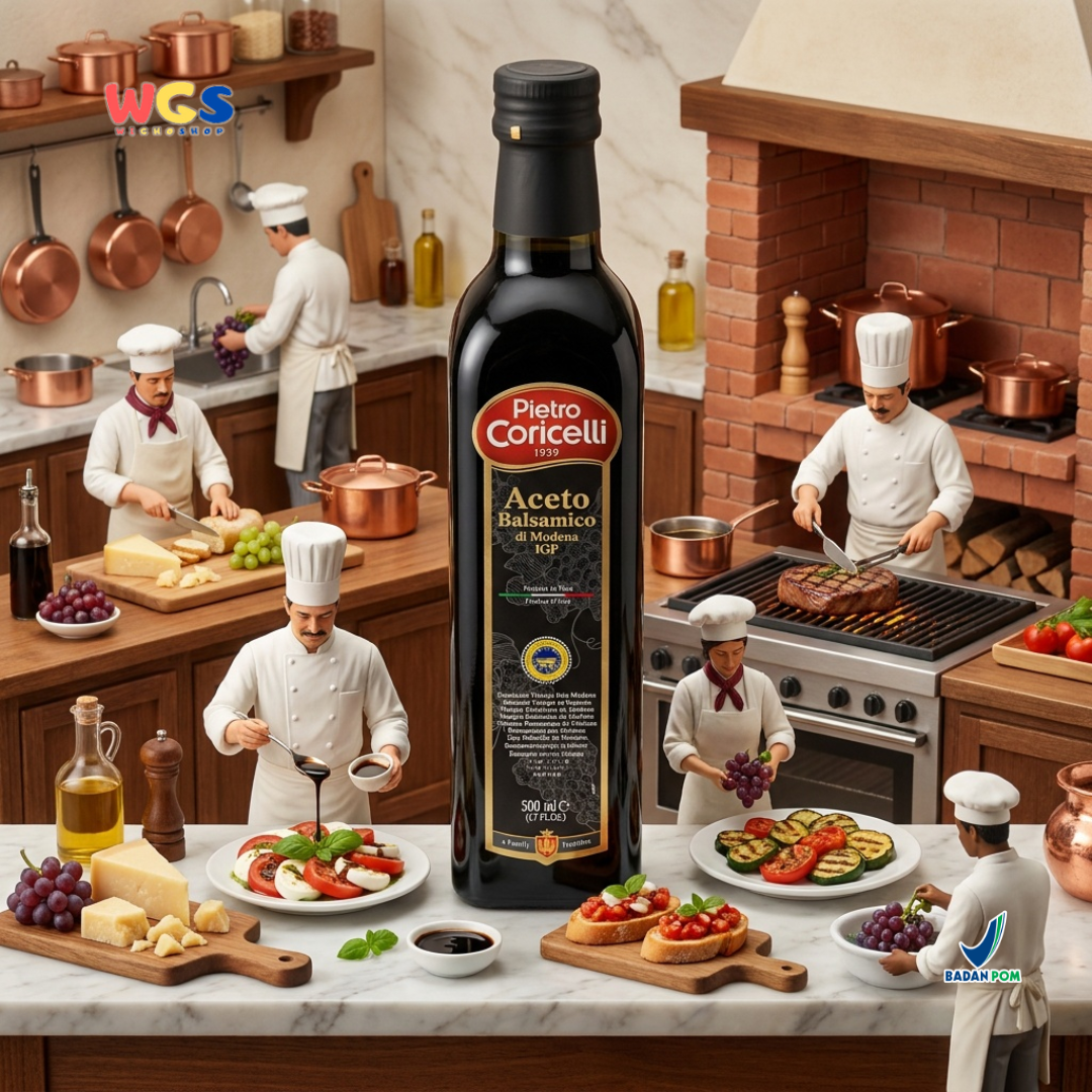 Pietro Coricelli Aceto Balsamico di Modena IGP 500ml – Premium Quality Authentic Italian Balsamic Vinegar