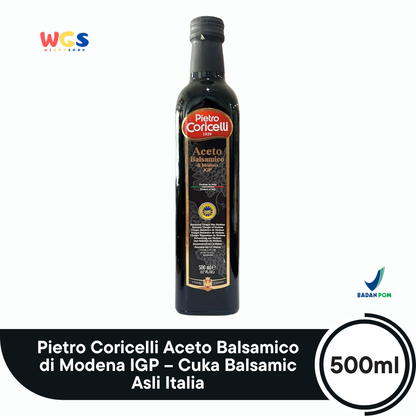 Pietro Coricelli Aceto Balsamico di Modena IGP 500ml – Premium Quality Authentic Italian Balsamic Vinegar