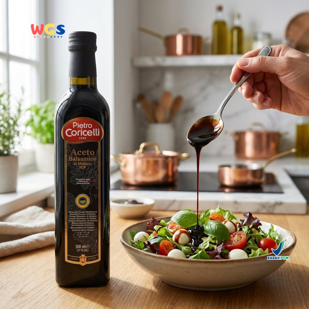Pietro Coricelli Aceto Balsamico di Modena IGP 500ml – Premium Quality Authentic Italian Balsamic Vinegar
