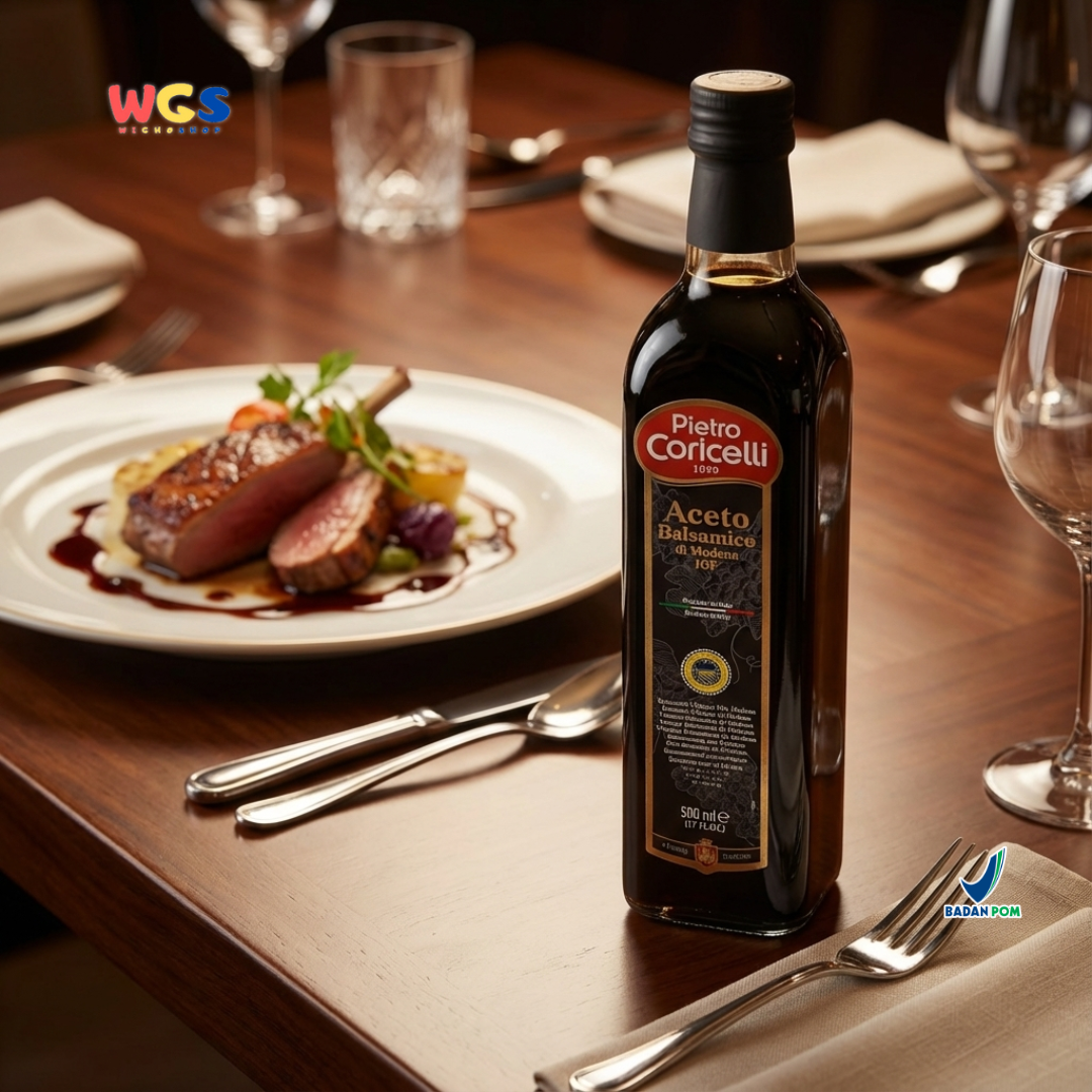 Pietro Coricelli Aceto Balsamico di Modena IGP 500ml – Premium Quality Authentic Italian Balsamic Vinegar