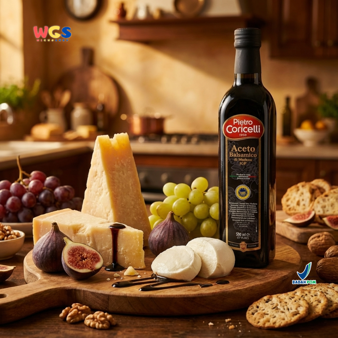 Pietro Coricelli Aceto Balsamico di Modena IGP 500ml – Premium Quality Authentic Italian Balsamic Vinegar