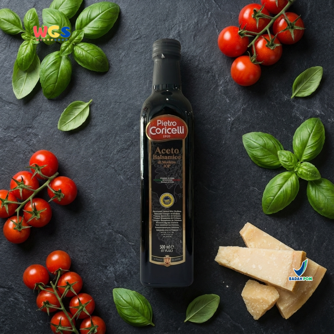 Pietro Coricelli Aceto Balsamico di Modena IGP 500ml – Premium Quality Authentic Italian Balsamic Vinegar