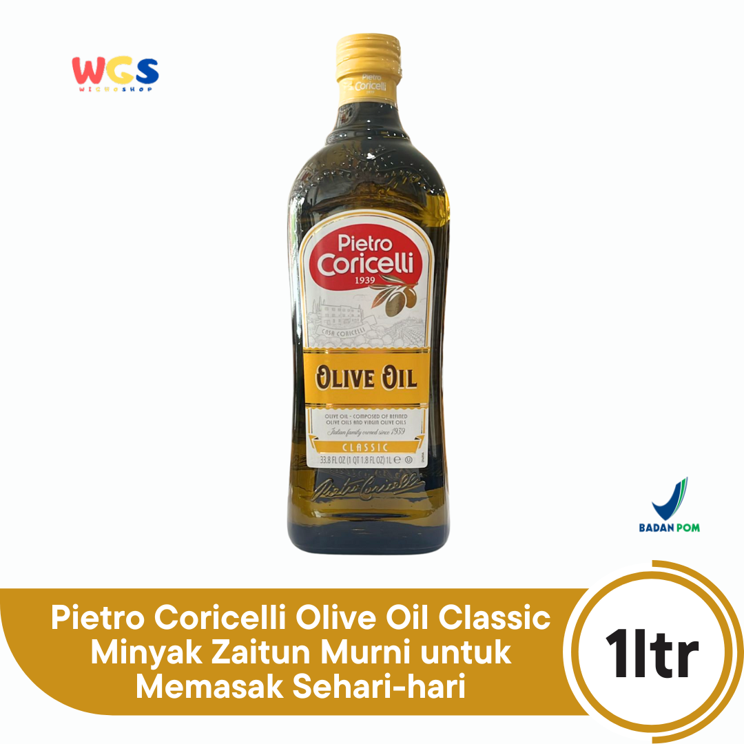 Pietro Coricelli Olive Oil Classic 1L – Minyak Zaitun Murni untuk Memasak Sehari-hari