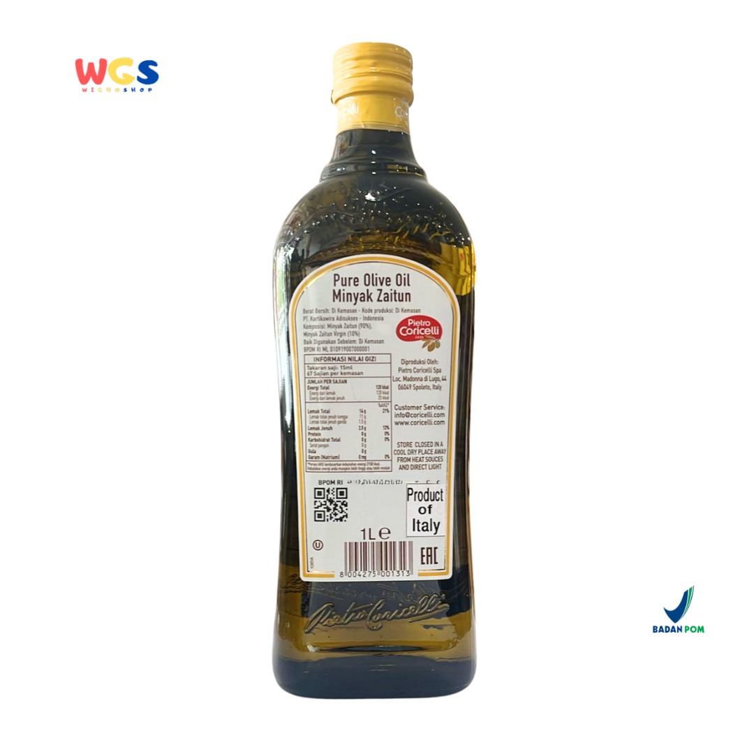 Pietro Coricelli Olive Oil Classic 1L – Minyak Zaitun Murni untuk Memasak Sehari-hari