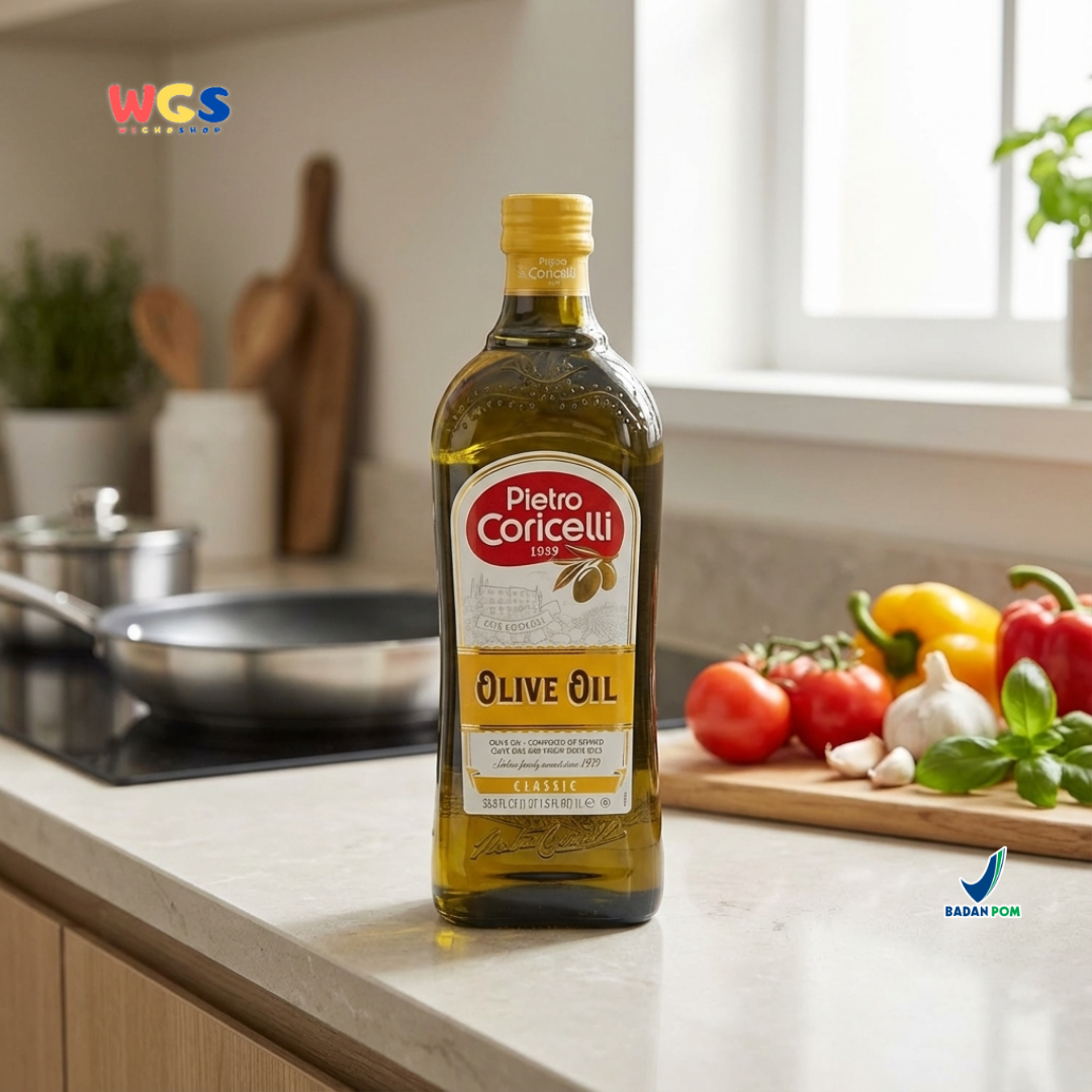 Pietro Coricelli Olive Oil Classic 1L – Minyak Zaitun Murni untuk Memasak Sehari-hari