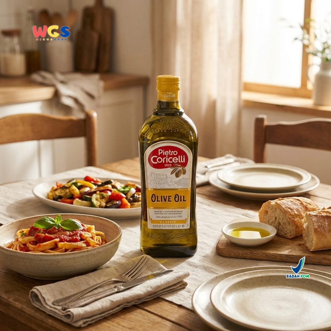 Pietro Coricelli Olive Oil Classic 1L – Minyak Zaitun Murni untuk Memasak Sehari-hari