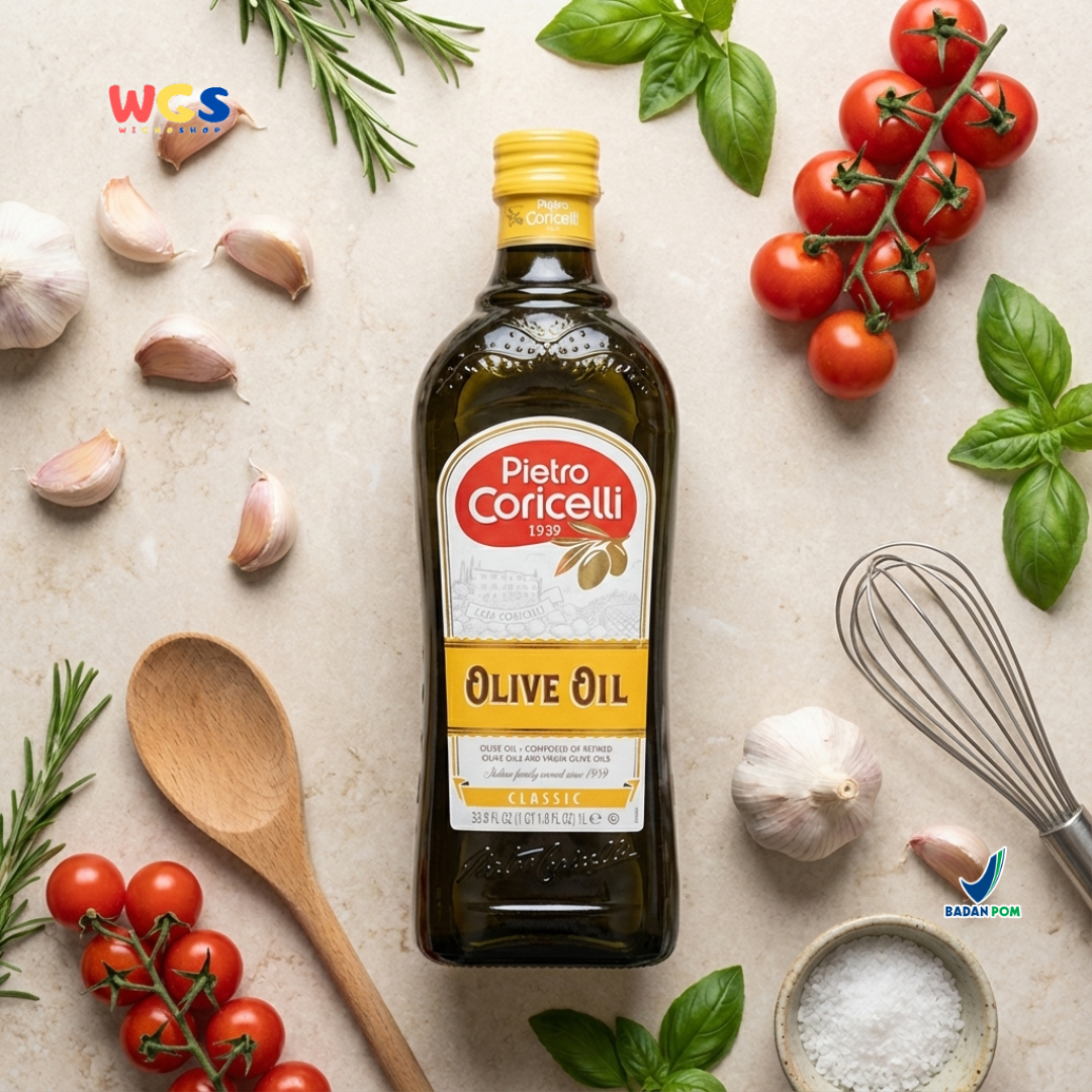 Pietro Coricelli Olive Oil Classic 1L – Minyak Zaitun Murni untuk Memasak Sehari-hari