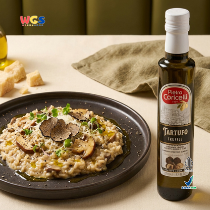 Pietro Coricelli Tartufo Truffle Extra Virgin Olive Oil 250ml - Minyak Zaitun Black Truffle Pasta Pizza Steak