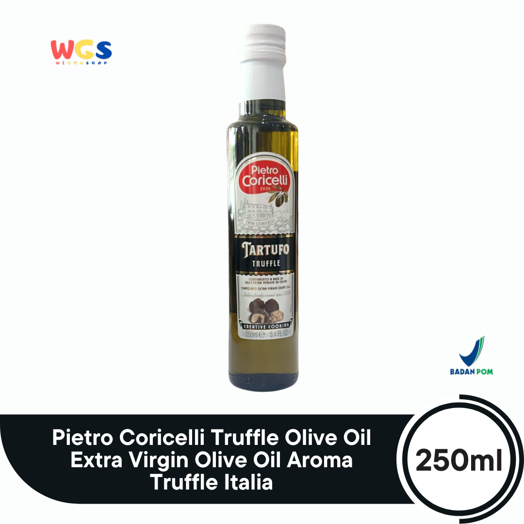 Pietro Coricelli Truffle Olive Oil 250ml – Extra Virgin Olive Oil Aroma Truffle Italia