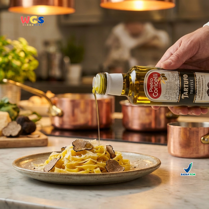 Pietro Coricelli Truffle Olive Oil 250ml – Extra Virgin Olive Oil Aroma Truffle Italia