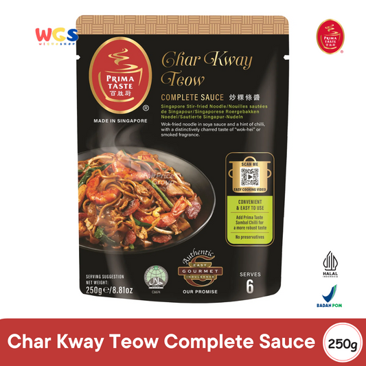 Prima Taste Char Kway Teow Complete Sauce 250g - Bumbu Instan Singapura