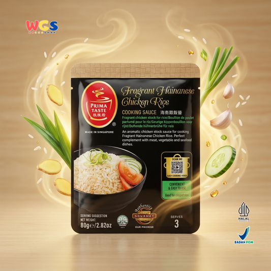 Prima Taste Fragrant Hainanese Chicken Rice Cooking Sauce 80g - Bumbu Nasi Ayam Hainan Singapura 3 Porsi