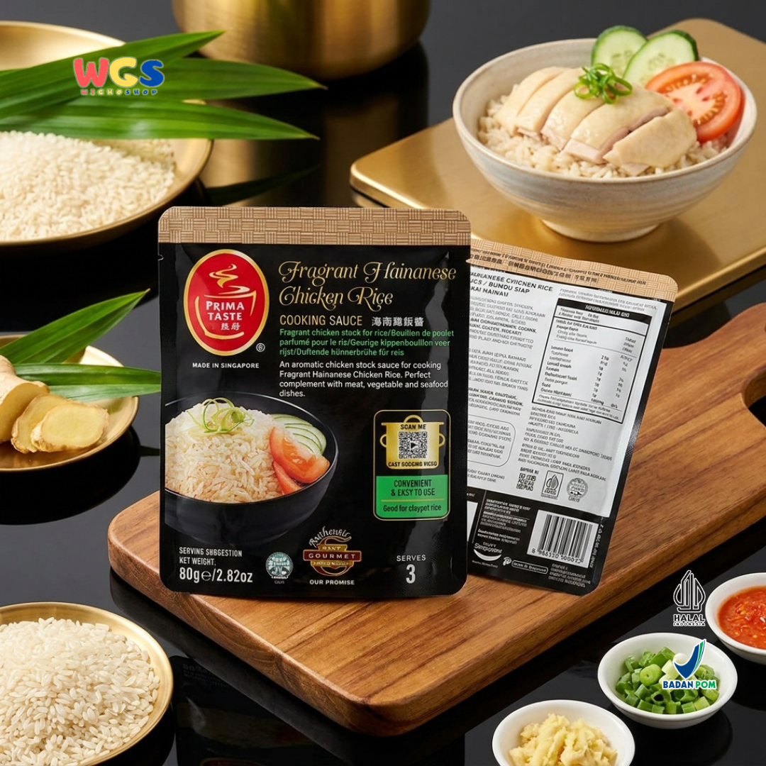 Prima Taste Fragrant Hainanese Chicken Rice Cooking Sauce 80g - Hainanese Chicken Rice Cooking Sauce