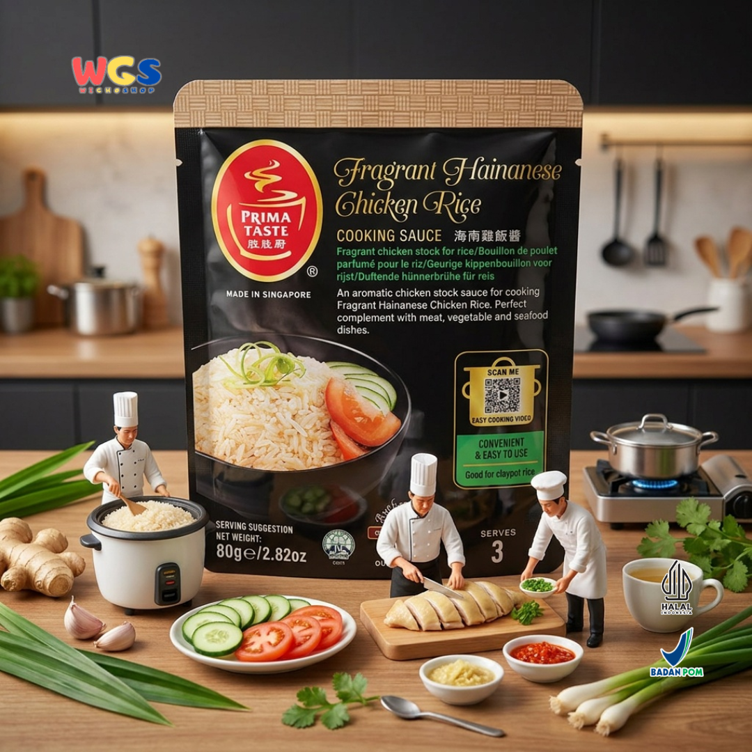 Prima Taste Fragrant Hainanese Chicken Rice Cooking Sauce 80g - Hainanese Chicken Rice Cooking Sauce