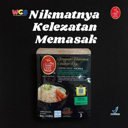 Prima Taste Fragrant Hainanese Chicken Rice Cooking Sauce 80g - Saus Masak Ayam Hainan