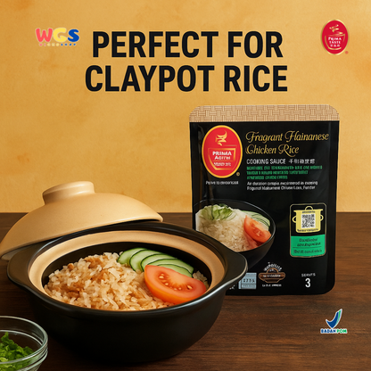 Prima Taste Fragrant Hainanese Chicken Rice Cooking Sauce 80g - Saus Masak Ayam Hainan