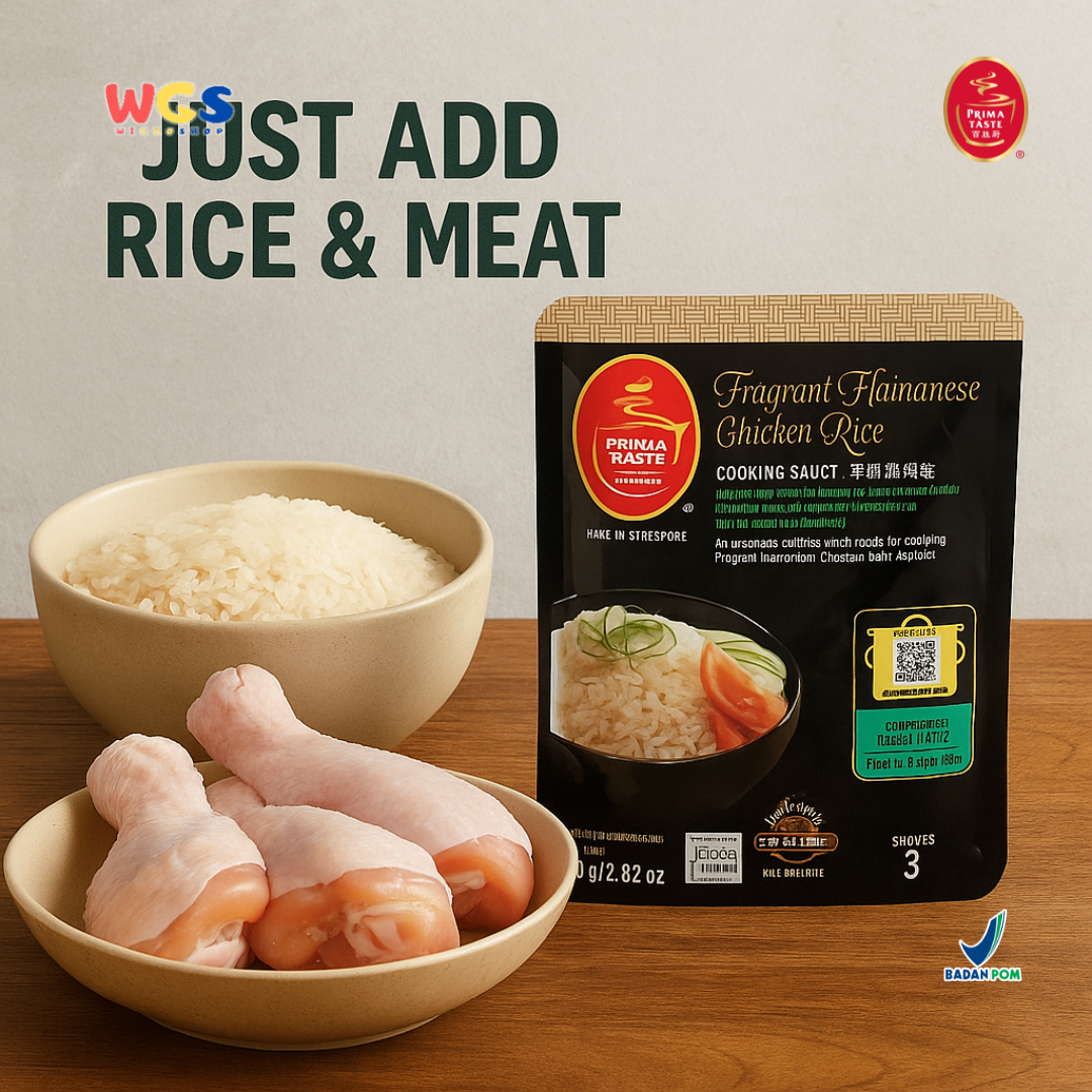 Prima Taste Fragrant Hainanese Chicken Rice Cooking Sauce 80g - Saus Masak Ayam Hainan