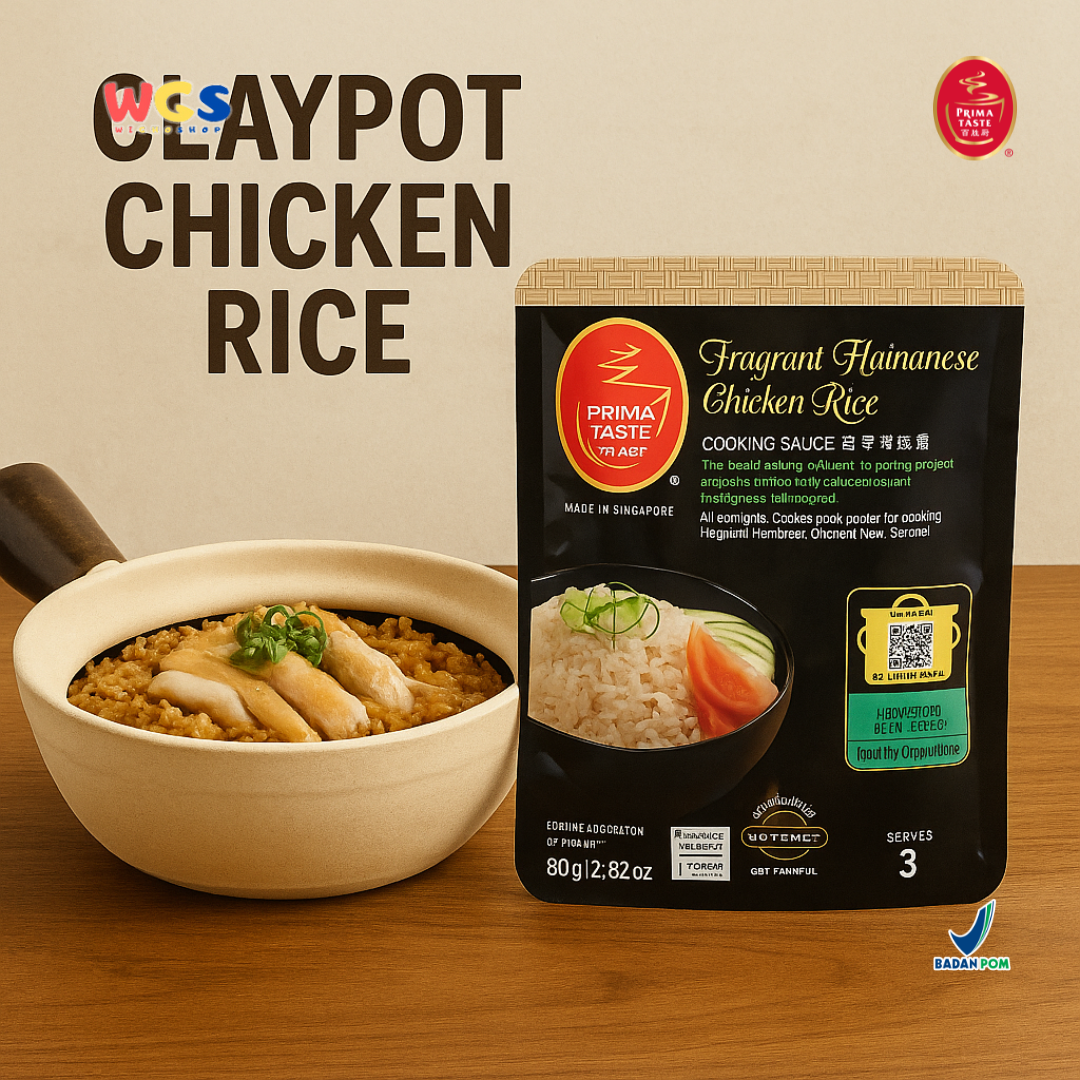 Prima Taste Fragrant Hainanese Chicken Rice Cooking Sauce 80g - Saus Masak Ayam Hainan