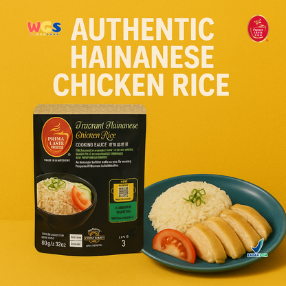 Prima Taste Fragrant Hainanese Chicken Rice Cooking Sauce 80g - Saus Masak Ayam Hainan