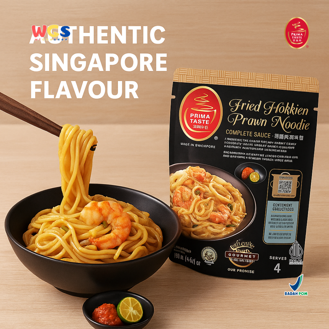 Prima Taste Fried Hokkien Prawn Noodle Complete Sauce 198ml – Bumbu Otentik Singapura