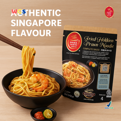 Prima Taste Fried Hokkien Prawn Noodle Complete Sauce 198ml – Bumbu Otentik Singapura