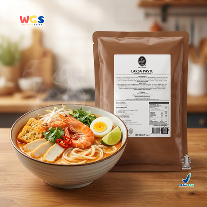 Prima Taste Laksa Paste 1kg - Bumbu Laksa Singapura Siap Pakai Kuah Mie Laksa Seafood Restoran Catering